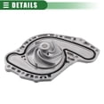 thumbnail image 6 of Unique Bargains 1 Set Engine Timing Belt with Water Pump Timing Belt Water Pump for Dodge Charger 2006-2010 Black, 6 of 6