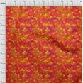 thumbnail image 3 of oneOone Cotton Silk Red Fabric Batik Quilting Supplies Print Sewing Fabric By The Yard 42 Inch Wide, 3 of 4