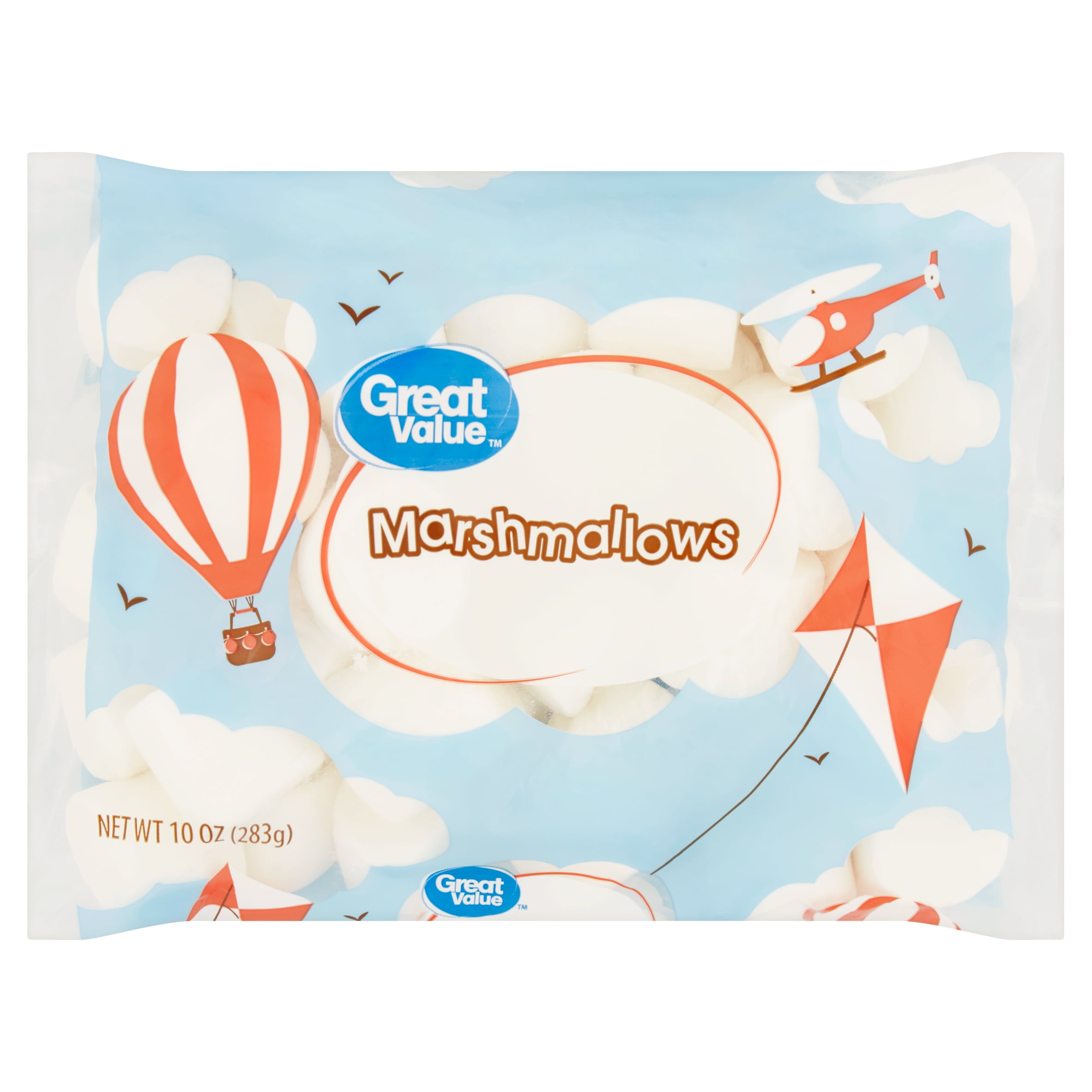 (2 pack) (2 pack) Great Value Marshmallows, 10 oz