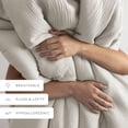 thumbnail image 6 of Cloud Weave Textured Comforter Set Plush All-Season Down Alternative Bedding - Comfort Canopy, 6 of 18