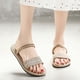 thumbnail image 1 of Zapatos planos Chanclas de mujer de paja de imitación Ropa exterior Sandalias informales de playa Wmkox8yii  ytu6815, 1 of 9