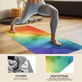 thumbnail image 4 of Rainbow Tie Dye Ink Pattern Hot Yoga Mat Towel Non Slip for Hot Yoga - Quick-Drying Yoga Mat Cover with 4 Corner Pockets with Travel Bag - Hot Yoga Towel Non Slip 74"x26", 4 of 6