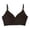 Black, variant on Bxsruta Women Seamless Wirefree Bra Adjustable Spaghetti Straps Scallop Edge Lounge Bralette Plus Size