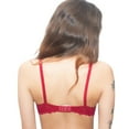 thumbnail image 4 of Varsbaby Sexy Unlined Balconette Demi-Cup Underwire Lace Bra, 4 of 5