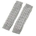 thumbnail image 4 of KyCheLot Leg Warmers for Women Thicken Fleece Lined Cable Knit Solid Color Winter Warm Boot Cuffs Topper Socks, 4 of 4