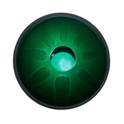 Idiopan Domina 12-Inch Tunable Steel Tongue Drum with Pickup - Emerald Green