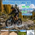 thumbnail image 4 of Dirt Bike for Adults 5000W Dual Motor 40MPH 210Nm 52V 35Ah Low-Step 100 Miles 26" Fat Tire Off Road E Mountain Bike Full Suspension Dual Hydraulic Brakes UL2849 E-Motorized bicycle, 4 of 9