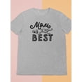 thumbnail image 3 of Mom Is The Best Hand Write Shaped T-Shirt Women -Image by Shutterstock, Female x-Large, 3 of 4
