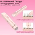 thumbnail image 3 of Klyne Razor,Rasoir Femme Klyne Shaver,Electric Bikini Trimmer for Women,Painless 2 in 1 Dual Head Electric Razors,IPX7Waterproof Dry/Wet Use,USB Rechargeable forUnderarm Leg Body, 3 of 7