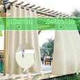 thumbnail image 1 of 12 pesas para cortinas de exterior con abrazaderas, bolsas pesadas para cortinas resistentes, para banderas, manteles, tapetes de picnic al aire libre Beige, 1 of 8