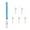 B, variant on Metal Seam Rippers Ergonomical Thread Remover Easy to Use Stitching Thread Unpicker Wire Remover for Craft