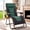 Black-Green, variant on Atilioo Zero Gravity Chair, 330LBS Capacity Reclining Lounge Chair with Removable Cushion & Side Tray, Foldable Patio Chair for Outdoor, Indoor, Lawn, Camping, Black