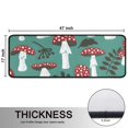 thumbnail image 5 of Kitchen Rugs Sets Of 2,Red Mushroom Leaf Green Pattern Anti Fatigue Kitchen Mat Rugs Non Slip Washable,Decorative Kitchen Floor Mats for Kitchen,Sink,Laundry,17"x47"+17"x47", 5 of 5
