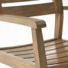 thumbnail image 5 of Brigitte Outdoor 5-Piece Round Acacia Wood Dining Set, Gray, 5 of 13