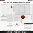 thumbnail image 4 of Rev-A-Shelf 5PSP3-18SC 3 Tier Blind Corner Organizer w/ Soft-Close, Chrome, 4 of 13