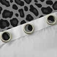 thumbnail image 4 of Feelyou Cheetah Print Curtains Pack of 2 (52x84 Each), Simple Abstract Window Curtains, 4 of 6