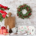 Renova Xmas Holiday Print Seasonal Kitchen Paper Towels, 3 Jumbo Rolls ...