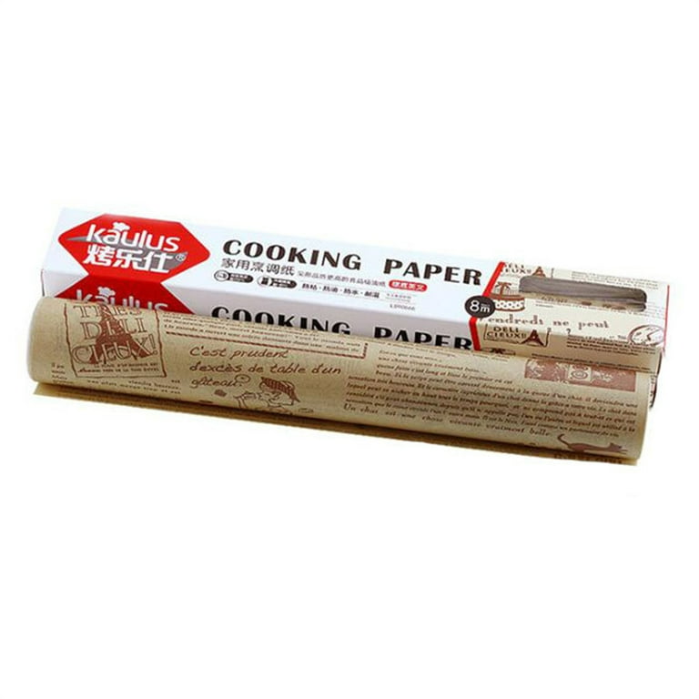 Katbtie Non-stick Brown Parchment Paper Roll 15 in x 210 ft, 260  Sq.Ft,Brown.