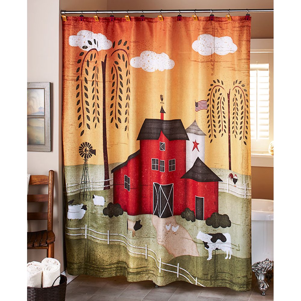Barnyard Shower Curtain