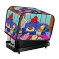 thumbnail image 1 of Funda para tostadora Bt21 de 2 rebanadas, funda protectora contra el polvo y las huellas dactilares para pan, funda de poliéster para pequeños electrodomésticos de cocina, 1 of 6