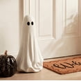 thumbnail image 3 of Texas Large Ghost Tabletop Decoration - Matte White Resin Standing Ghost Tabletop Figurine, Gentle Whimsical Autumn Halloween Indoor Shelf and Mantel Decoration, 3 of 7