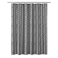 thumbnail image 4 of Mainstays Black HerringbOne Printed 72" x 72" Faux Linen Shower Curtain, 4 of 6