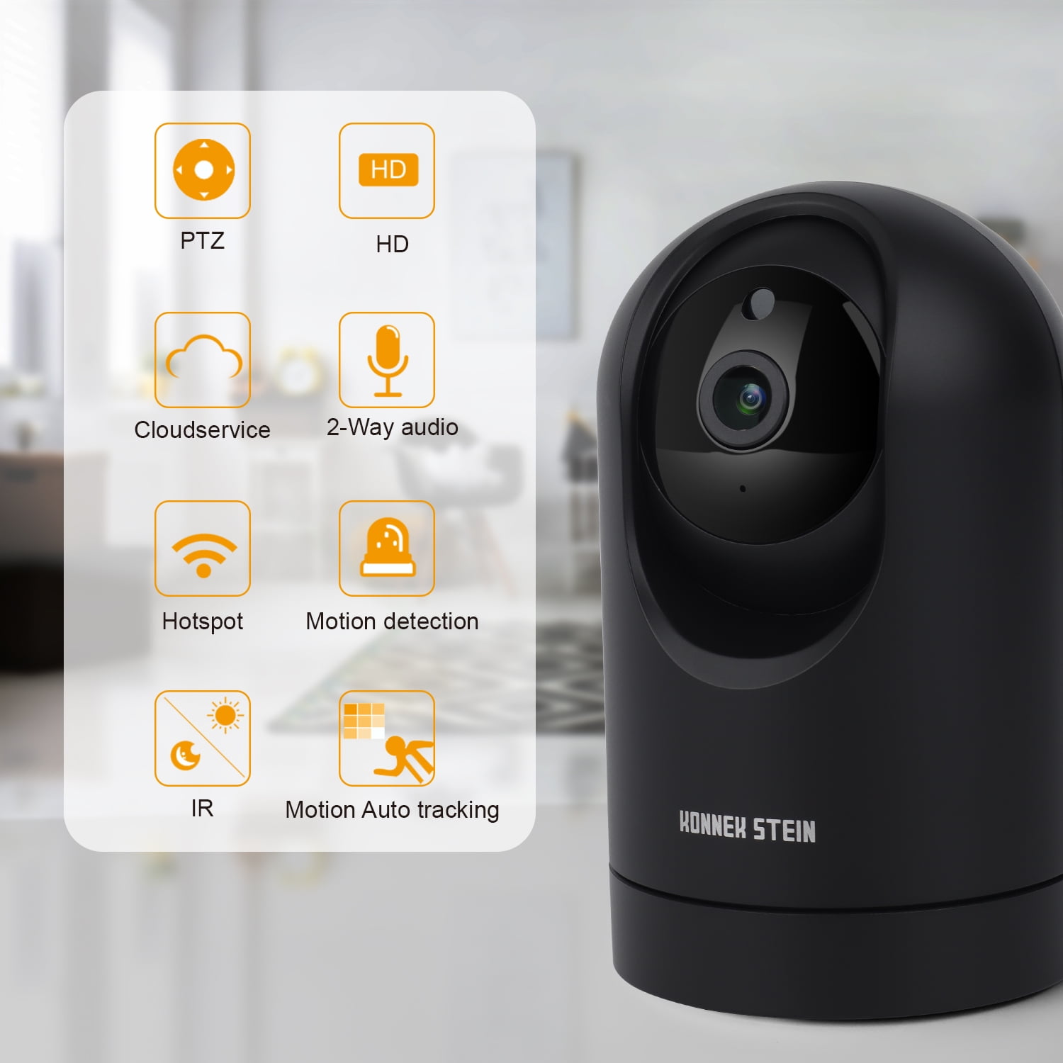 Konnek Stein True Wireless Earbuds, Bluetooth 5.1 Active Noise Cancelling Headphones, Sliding Design Charging Case 500mAh, IPX4 Waterproof, Deep Bass