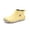 A-Yellow56, variant on Women's Casual Shoes Soft Synthetic Leather Side Zip Hand Detailing High Top Flat Loafers Holiday Ankle Boots