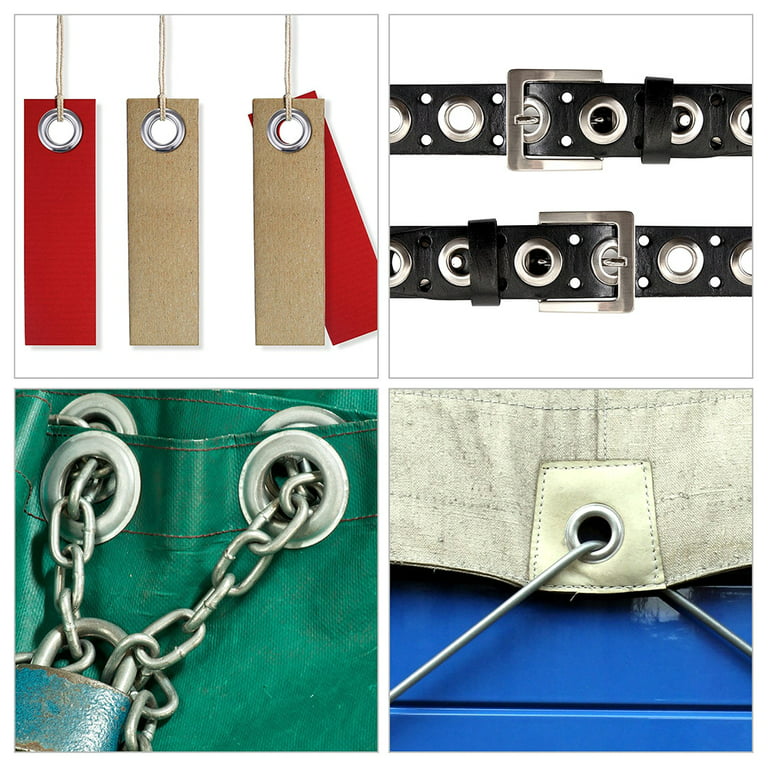 YORANYO 480 Sets Grommet Kit for Fabric Mixed Color Eyelets Set for Leather  with Install Tool Storage Box for Scrapbooking Card