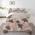 thumbnail image 2 of Manfei Ginkgo Leaf Queen Comforter Set,Autumn Fall Leaves Bedding Sets,Beige Brown Bedding Comforter Set For Adults,Super Cozy Room Decor,3-Piece, 2 of 8