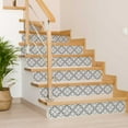 thumbnail image 4 of Mi Alma Black White Floral Peel & Stick Tiles - Vinyl Backsplash 8x8, 4 of 10