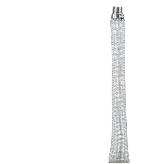 12 Inch Beer Filter With 1/2" NPT Fitting, 12 Inch Stainless Steel Bazooka Screen Boil Screen, Beer Filter Tube, Reusable Stainless Steel 304 Beer Filter Tube for Home Brewing and Wine Making