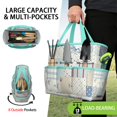 thumbnail image 2 of Garden Tool Bag,Pioneer Flower Floral Print Pattern Garden Tool Organizer,Garden Gifts,Waterproof Multi-Pocket Garden Tool Storage 11.8x5.5x11.4 Inch(Tools NOT Included), 2 of 6
