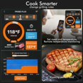 thumbnail image 5 of Meat Thermometer with Thinnest Probe,    Thermometer, Remote  and Real-Time Readings from Apps, for iOS and Android, for BBQ, Grill,, 5 of 7