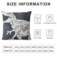 thumbnail image 5 of Nawypu  Green Cartoon Dinosaur Dino T-Rex Throw Pillow Covers,Dinosaur Throw Pillow Covers,Home Boys Room Kids Room Playroom Nursery Decor,Dinosaur Lover Gifts for Boys Kids, 5 of 5