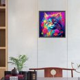 thumbnail image 2 of 5D Bricolaje Taladro Diamante Pintura Gato Lujo Del K651 Cgtredaw, 2 of 9