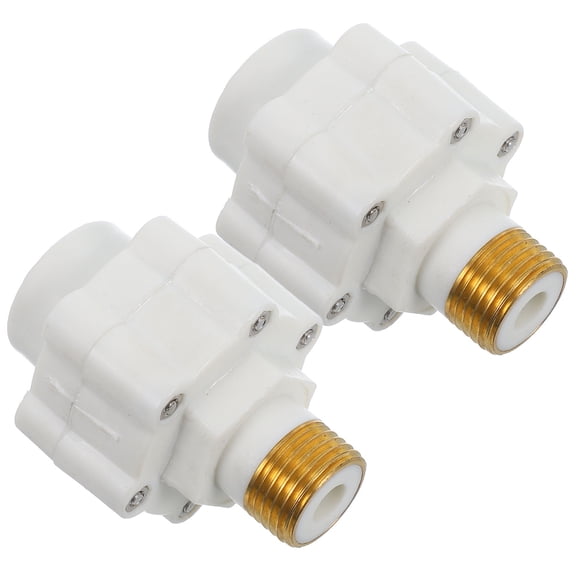 2PCS Universal Electric Water Heater Anti Leakage Device with Copper Head for Kitchen and Bathroom