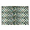 thumbnail image 1 of Cat Cutting Board, Retro Style Pattern with Cats Hipster Sunglasses Bow Ties Hand Drawn Style Vintage, Decorative Tempered Glass Cutting and Serving Board, Small Size, Multicolor, by Ambesonne, 1 of 1