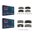 thumbnail image 1 of CMX Front Rear Ceramic Brake Pads Kit for Car Jeep Mitsubishi Patriot Lancer Compass Outlander Chrysler Sebring 200 Dodge Avenger Sport RVR KCX-100372, 1 of 9