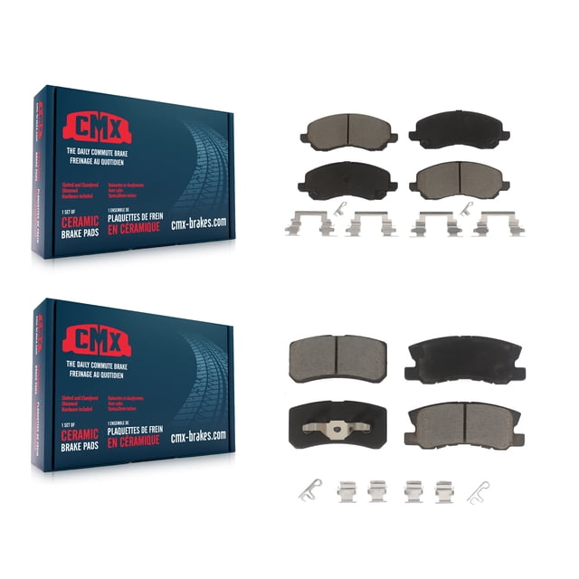 CMX Front Rear Ceramic Brake Pads Kit for Car Jeep Mitsubishi Patriot Lancer Compass Outlander Chrysler Sebring 200 Dodge Avenger Sport RVR KCX-100372