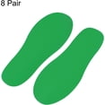 thumbnail image 3 of PATIKIL 6x2" Footprint Sticker, 8 Pairs PVC Small Shoes Floor Decal Sign for Class Decor Stair Guide, Green, 3 of 6