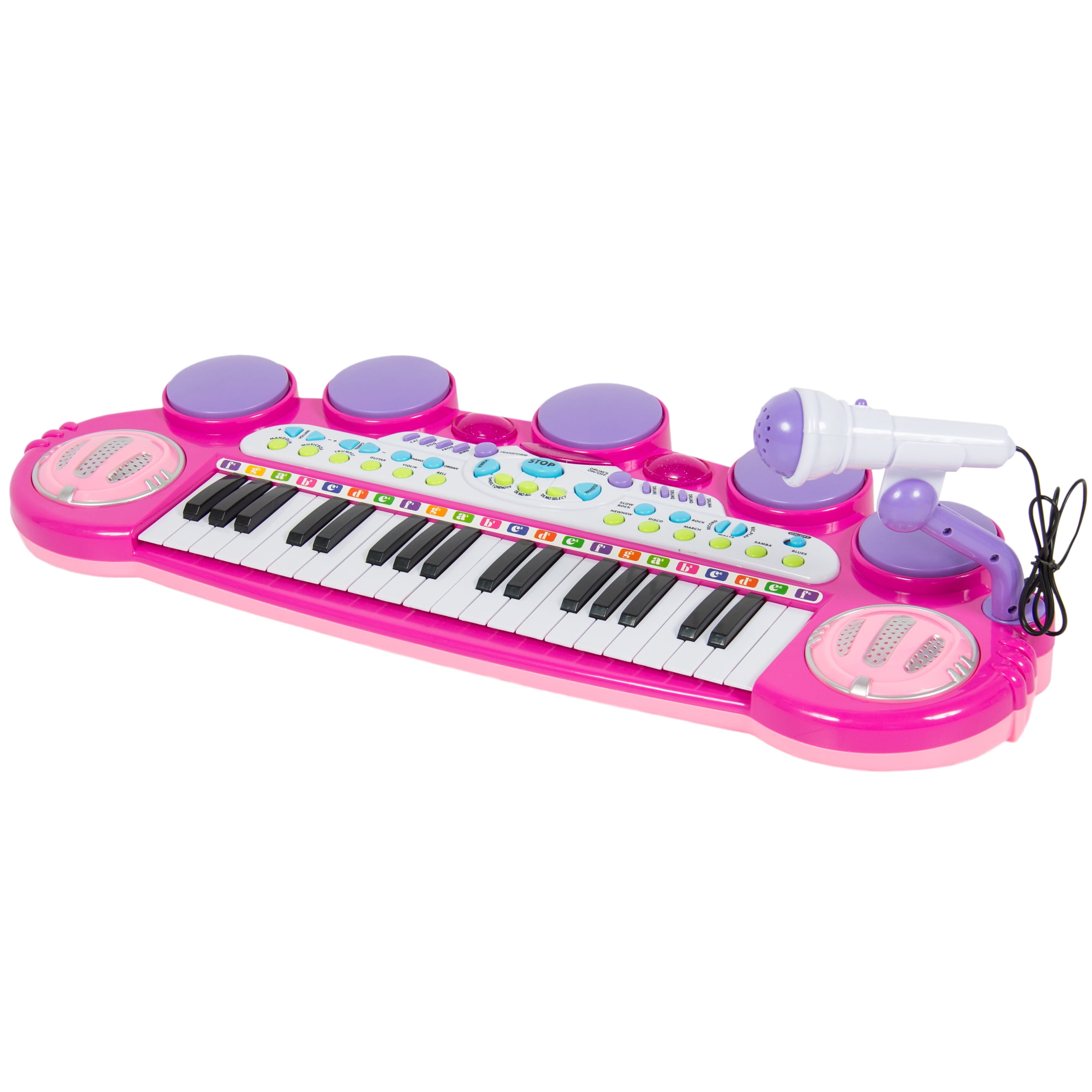 toddler piano with microphone