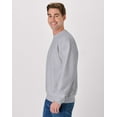 thumbnail image 4 of Hanes Ultimate Men's Heavyweight Fleece Crewneck Sweatshirt Light Steel 3XL, 4 of 5