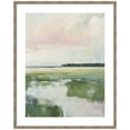 thumbnail image 4 of Kate and Laurel Framed Wall Art Print 'Pastel Horizon I' by Amy Lighthall, 34 x 42, Mila Dark Silver Frame, Modern Contemporary, Abstract Art for Wall Decor, 4 of 8