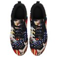 thumbnail image 2 of American Flag Eagle Running Shoes Sneakers Mesh Black Size 11.5, 2 of 5