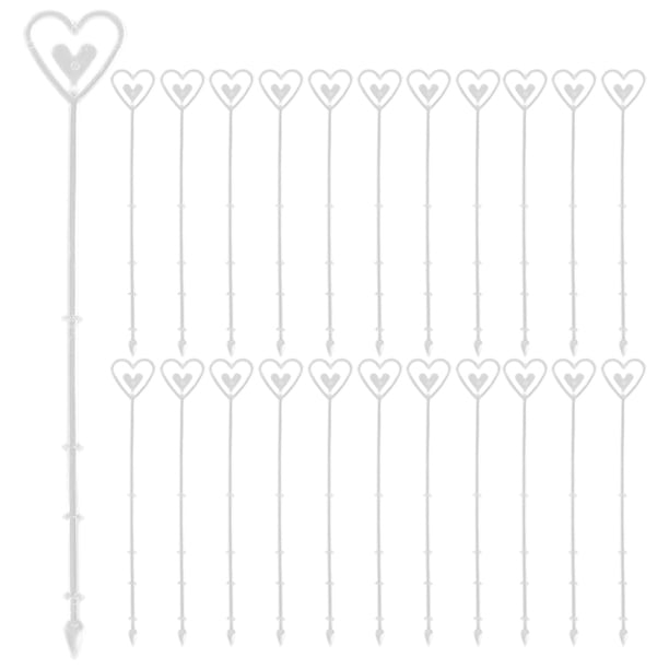 100pcs Práctica Tarjeta de saludo Bouquet Clip Diy Material de regalos de regalo Floral Picks