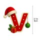 thumbnail image 3 of Colgante de Acrílico 2D para Árbol de Navidad | Adorno con Iniciales de 26 Letras | Decoración Navideña de Doble Cara para Regalos Familiares y Fiestas | Adornos Colgantes Personalizados para Árbol d, 3 of 5
