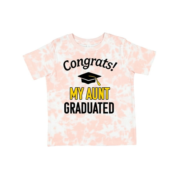Inktastic Congrats My Aunt Graduated with Cap Boys or Girls Toddler T-Shirt