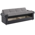 thumbnail image 2 of Ottomanson Convertible Sleeper Sofa Bed with Hidden Storage, Firm Comfort Couch, Gray, 2 of 7