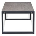thumbnail image 4 of vidaXL Coffee Table Teak 39.4"x19.7"x13.8" Gray, 4 of 8